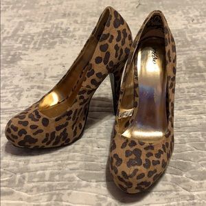 Leopard print heels